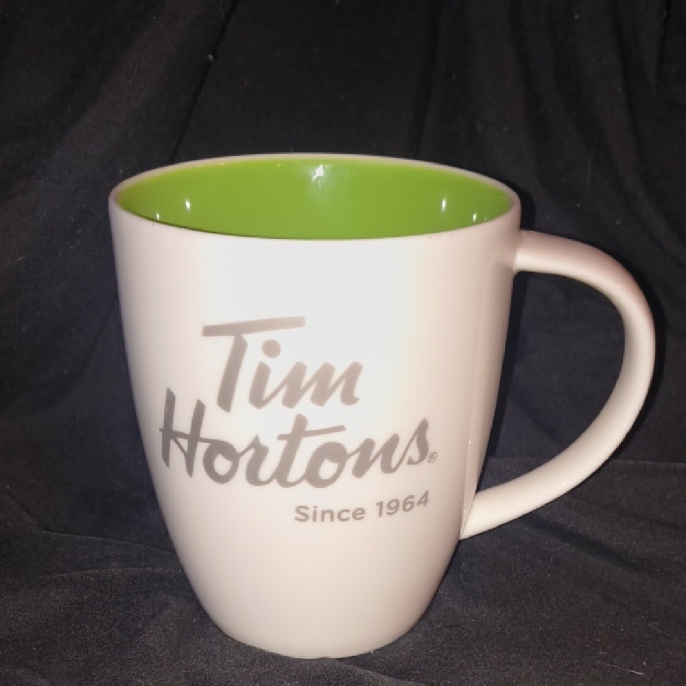 Tim Hortons Since 1964 Depuis 1964 Green Interior #014 2014 Limited Edition Mug